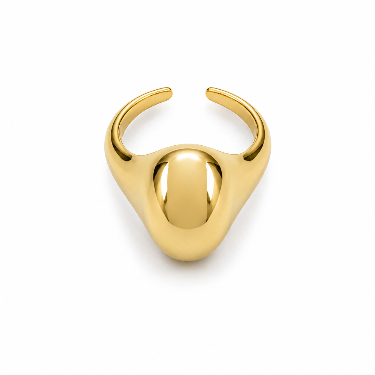 Minimalist Gold Dome Ring