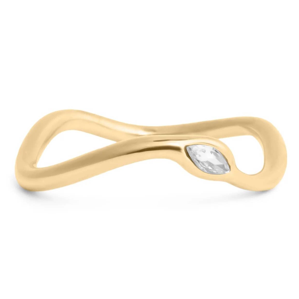 Gold Stacking Ring for Women